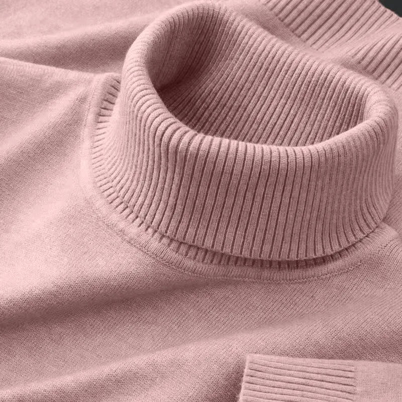 New men's turtleneck knit sweaters.