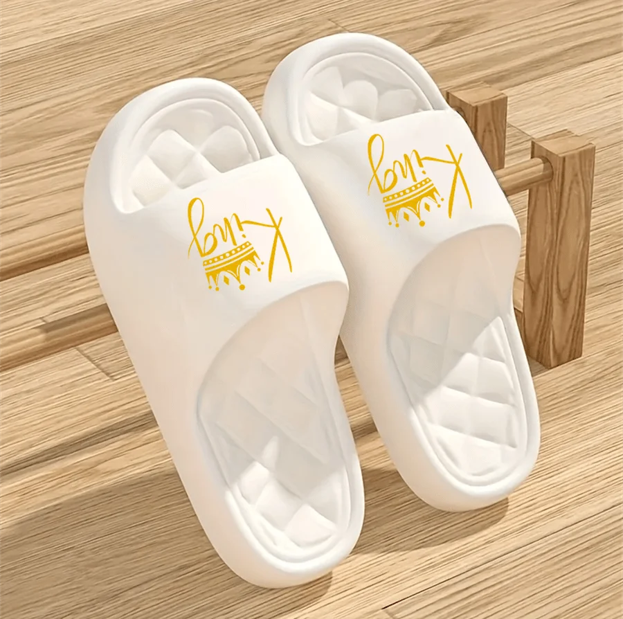 New Casual Innovative Design Men's Shoes Eva Soft Sole Lightweight Home Slippers High Quality Exclusive Brand Slippers