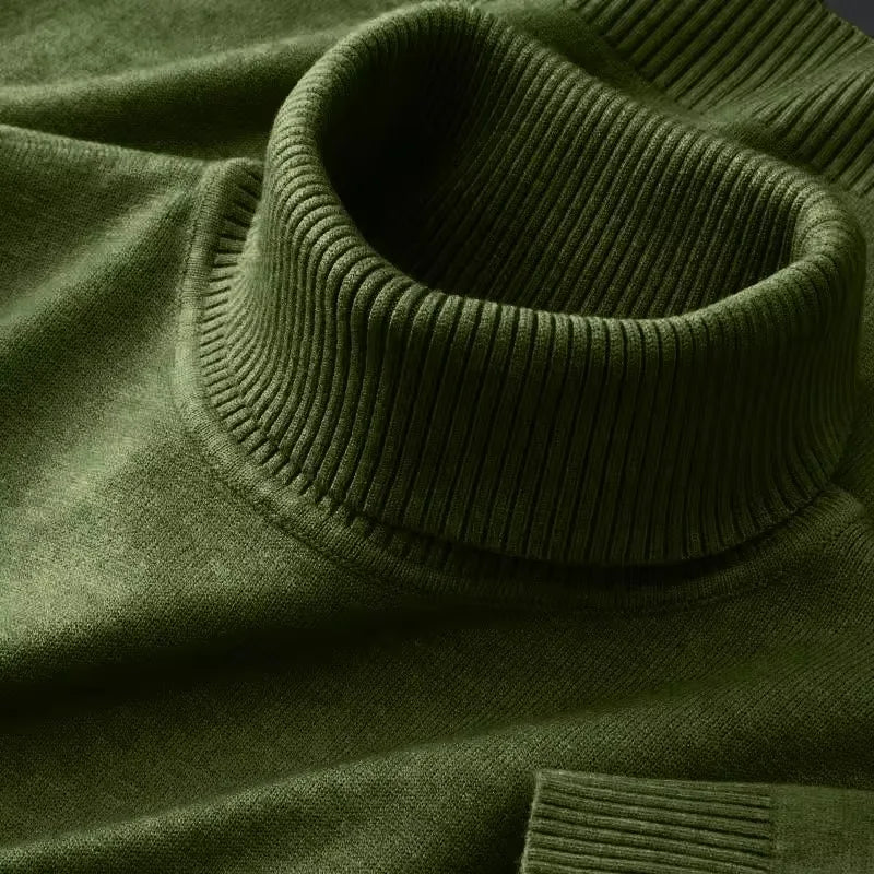 New men's turtleneck knit sweaters.