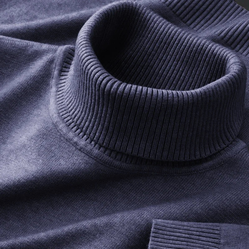 New men's turtleneck knit sweaters.
