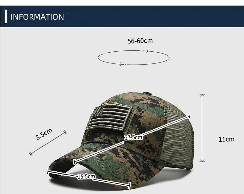 Baseball cap made of breathable mesh with embroidered details and sun protection for outdoor activities.