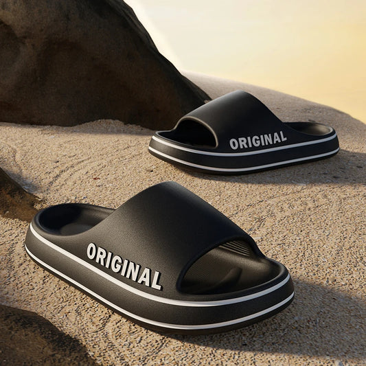 Original flip-flops, thick and non-slip sole.