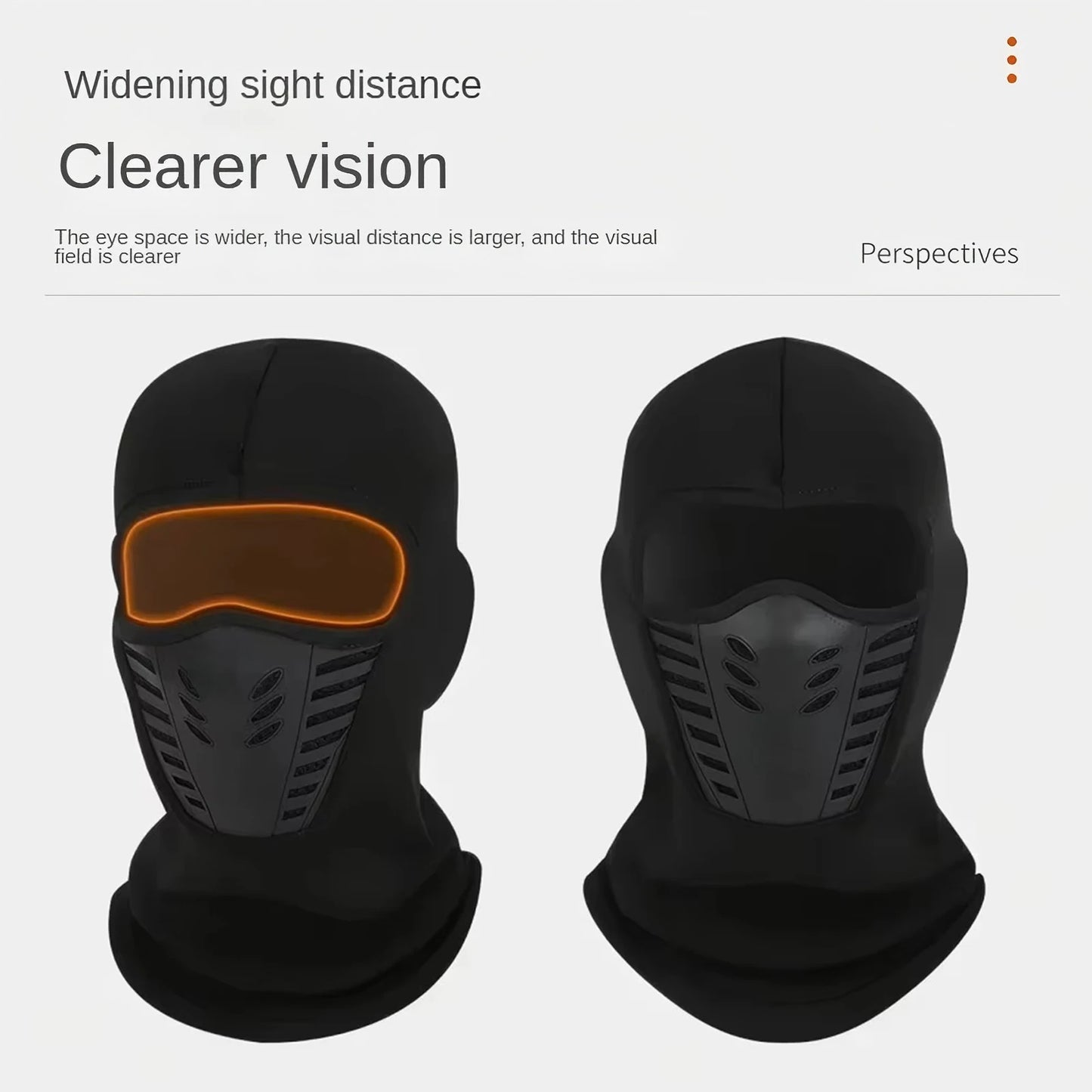 Winter Outdoor Cycling Full Face Mask Windproof Dustproof Keep Warm Face Cover Ski Head Cover Motorcycle Riding Balaclava Cap