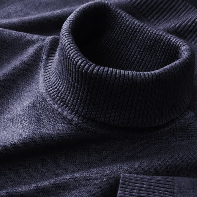New men's turtleneck knit sweaters.