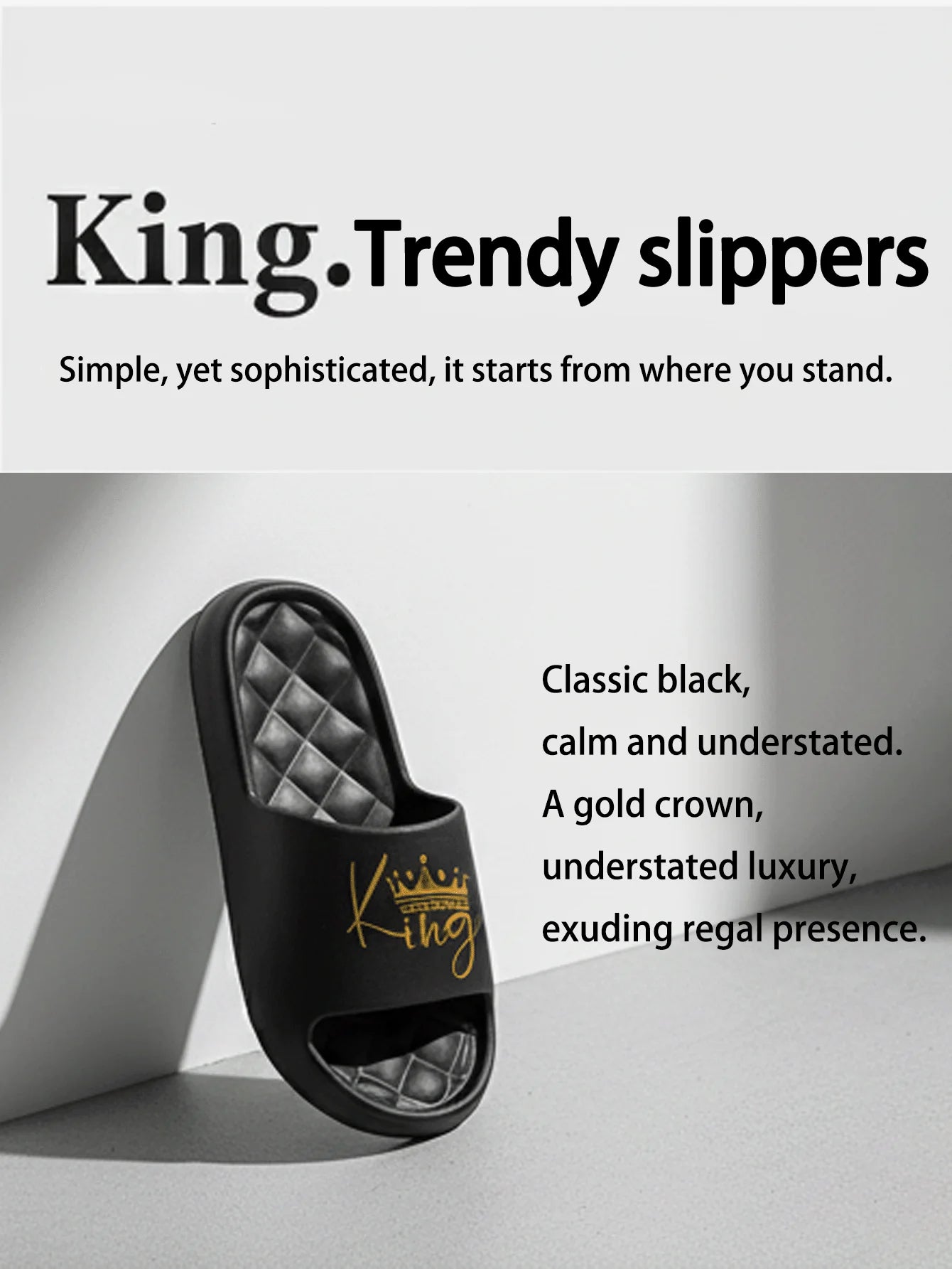 New Casual Innovative Design Men's Shoes Eva Soft Sole Lightweight Home Slippers High Quality Exclusive Brand Slippers