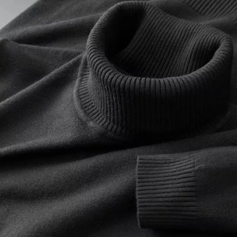 New men's turtleneck knit sweaters.