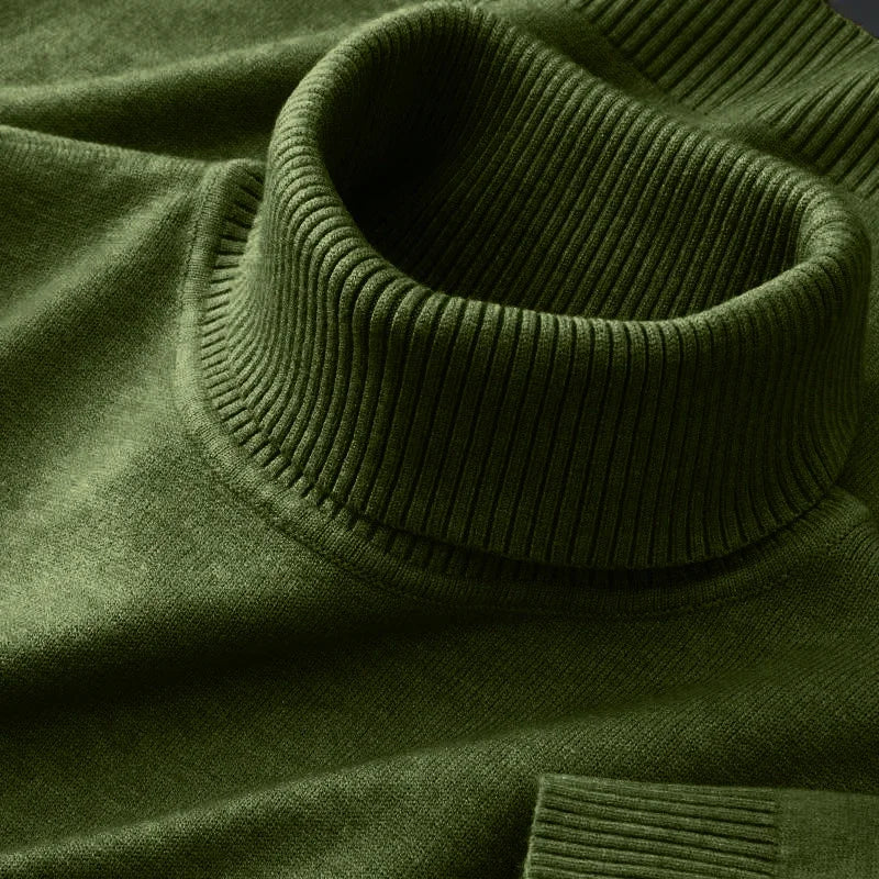 New men's turtleneck knit sweaters.