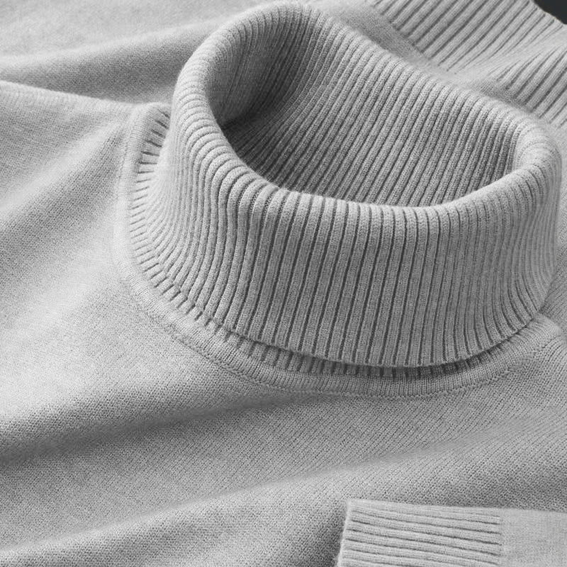 New men's turtleneck knit sweaters.