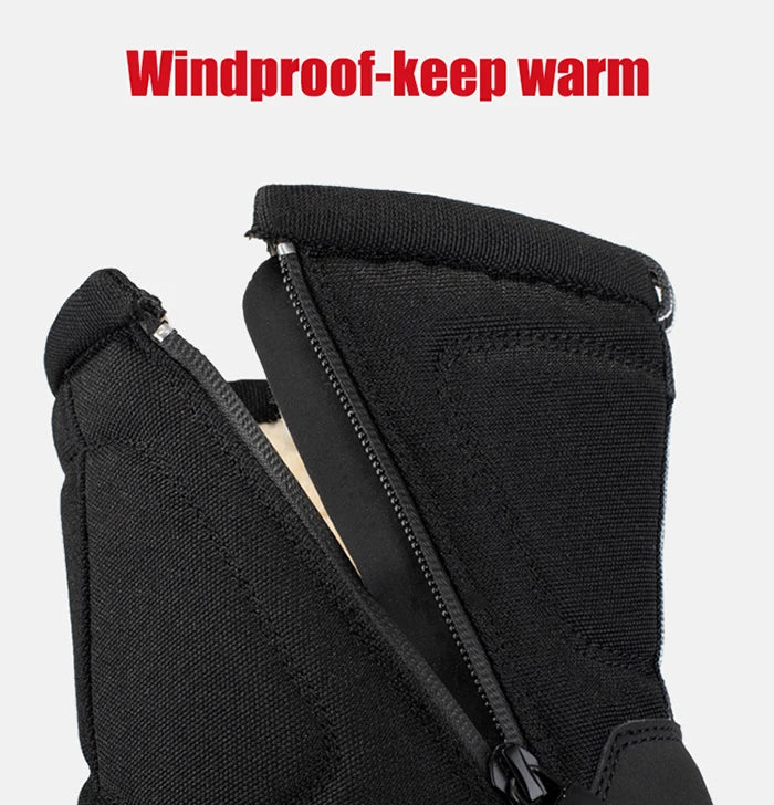 Men's Winter Waterproof Insulated Shell Warm Inner Comfortable Outdoor Snow Boots